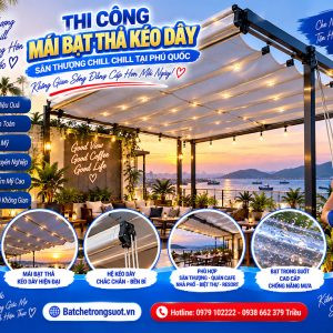 Bạt kéo lượn sóng trong suốt PVC