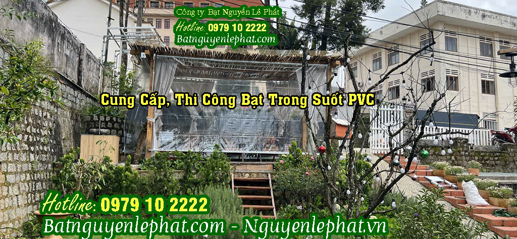 Mái bạt thả trong suốt