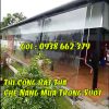 Thi Công Lắp Bạt Trong Suốt Nilon Che Nắng Quán Cafe Ở Thủ Dầu Một